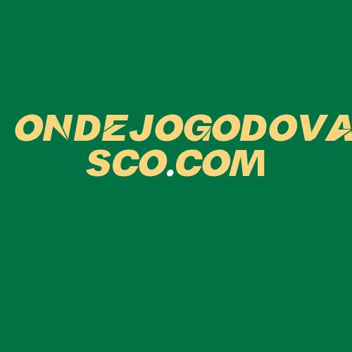 Logo da ONDEJOGODOVASCO